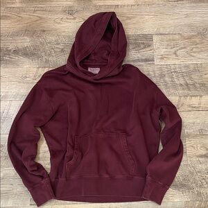 American Eagle Outfitters Maroon Hoodie